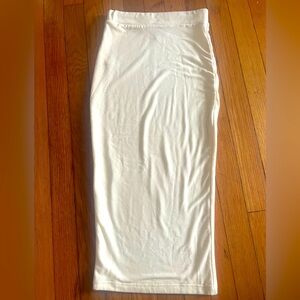 Jluxlabel tube pencil skirt cream soft size S